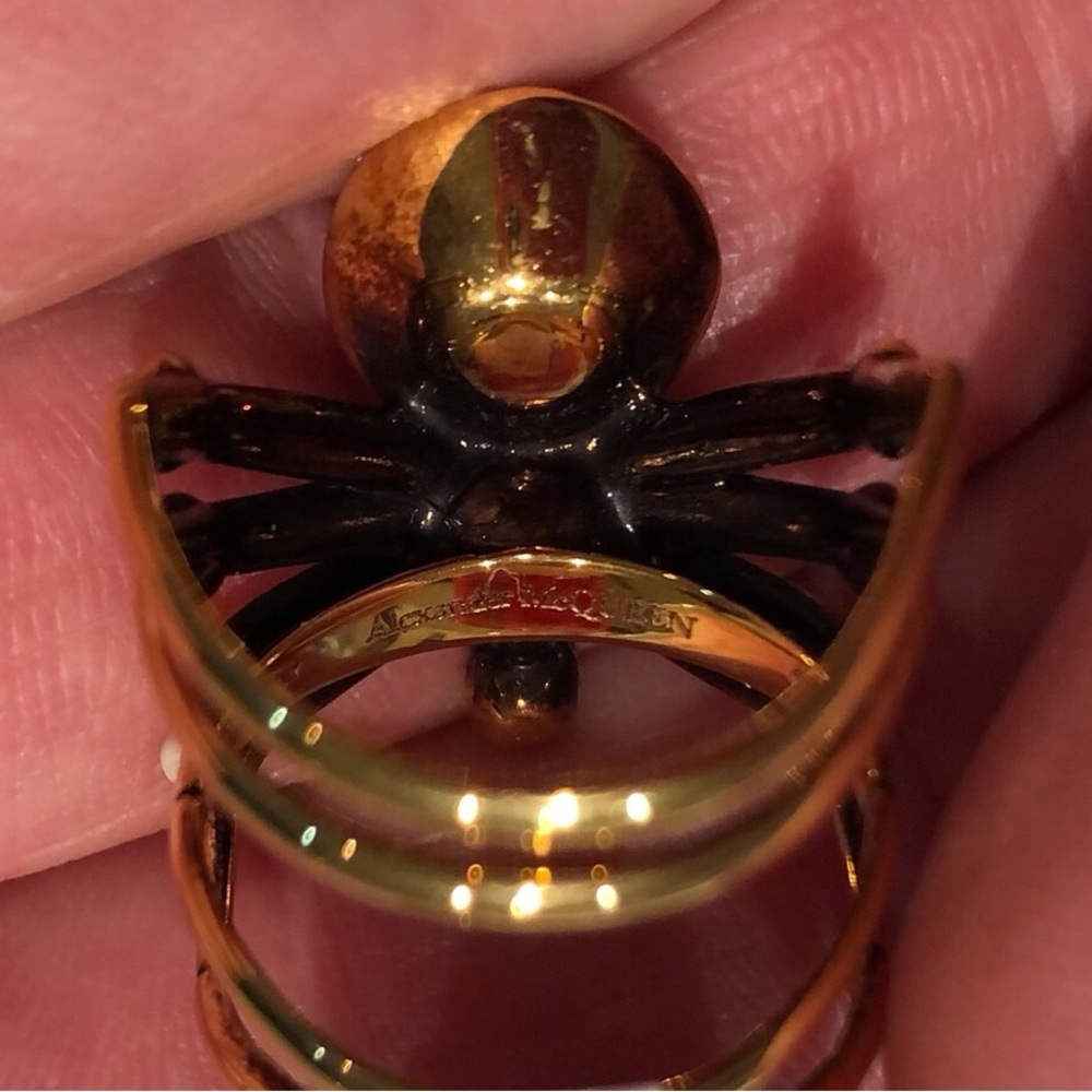 AUTHENTIC BNIB ALEXANDER MCQUEEN RING - Picture 8 of 14